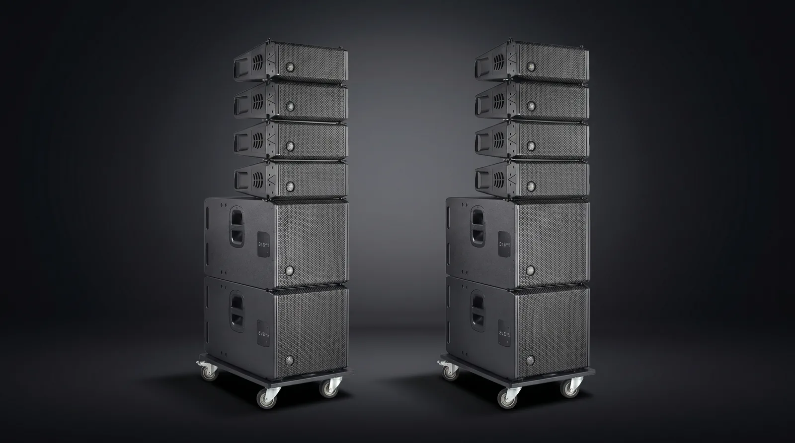 Pro line-array — DAS Audio Event 26A + 115A
